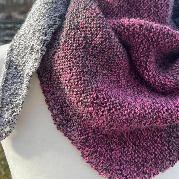 Knitted Kercheif Scarf - Picture 5 of 5